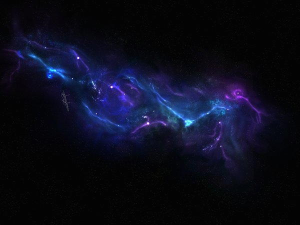 nebula, space, stars, бесконечность, пространство, туманность