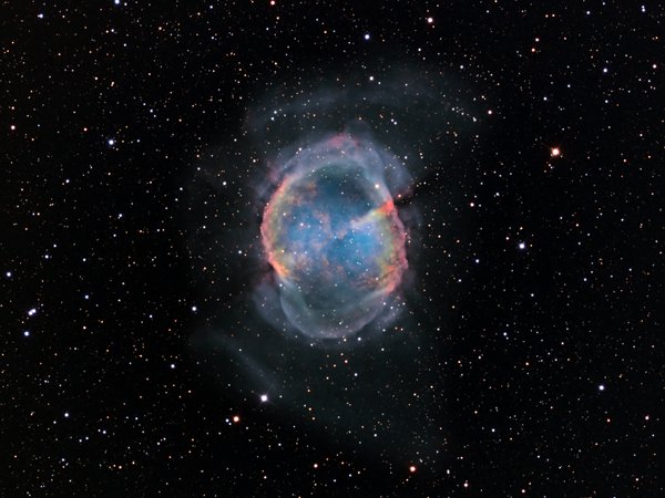 m27, звезды, туманность