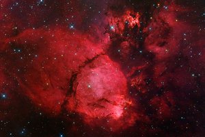 Обои на рабочий стол: cassiopeia, ic 1795, ic 1795 nebula, кассиопея, туманность