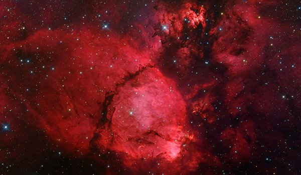 Обои на рабочий стол: cassiopeia, ic 1795, ic 1795 nebula, кассиопея, туманность