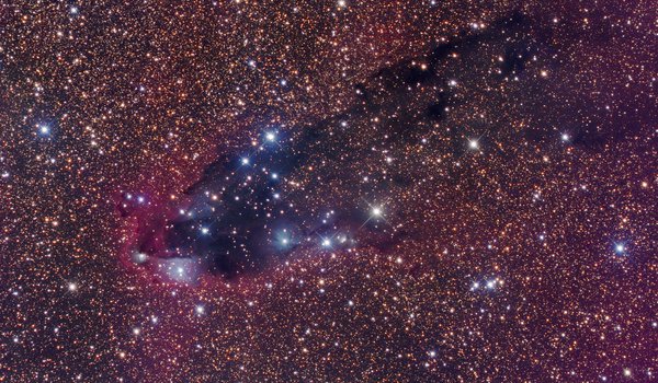 Обои на рабочий стол: dark nebula, scorpius, star formation, звездообразование, космос, скорпион, темная туманность