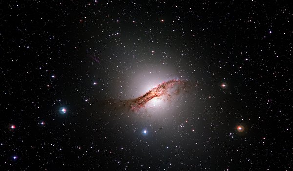 Обои на рабочий стол: NGC 5128, галактика, Центавр А