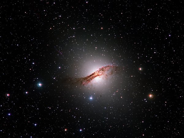 NGC 5128, галактика, Центавр А