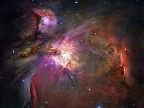 M42, орион, созвездие, туманность