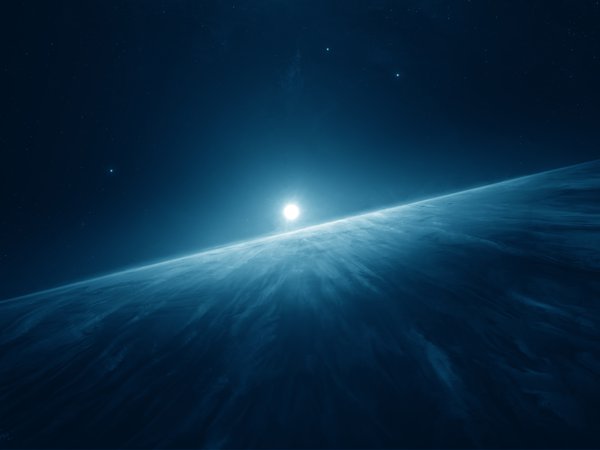 planet, Sci Fi, sun