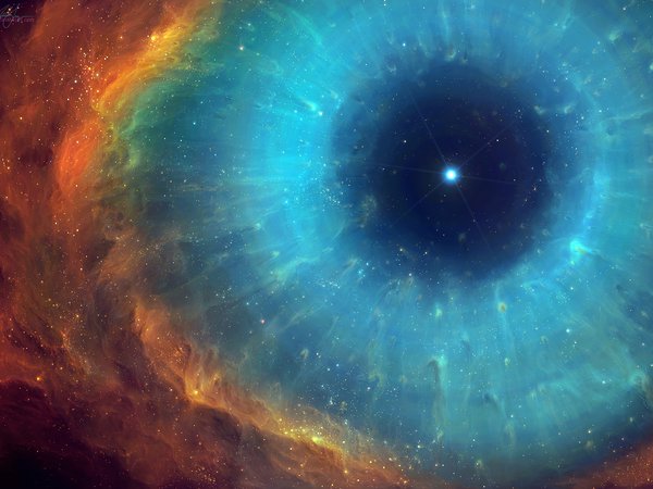 Eye of God, helix, nebula, туманность, улитка