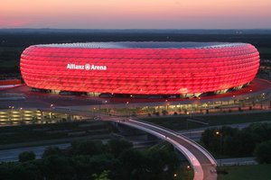 Обои на рабочий стол: Allianz Arena, germany, munich, stadium, Альянц Арена, германия, Мюнхен, стадион