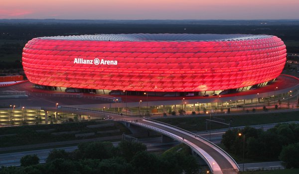 Обои на рабочий стол: Allianz Arena, germany, munich, stadium, Альянц Арена, германия, Мюнхен, стадион