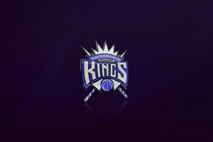 Обои на рабочий стол: nba, Sacramento Kings, баскетбол, Короли, логотип, фиолетовый, фон