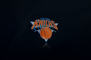 Обои на рабочий стол: nba, new york, New York Knicks, баскетбол, логотип, Майки, нью йорк, фон, черный