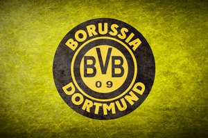 Обои на рабочий стол: Ballspiel-Verein Borussia, Borussia Dortmund, Боруссия Дортмунд, желтый, лого, логотип, фон, футбол