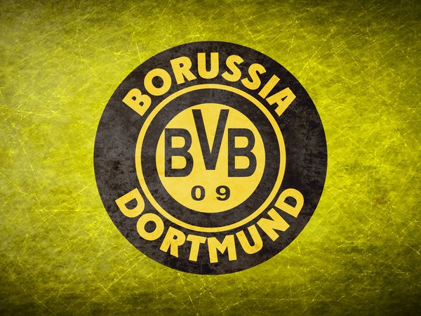 Ballspiel-Verein Borussia, Borussia Dortmund, Боруссия Дортмунд, желтый, лого, логотип, фон, футбол