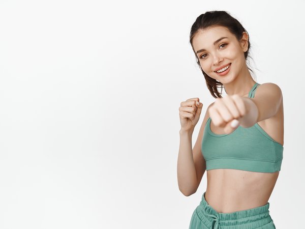 exercise, fitness, girl, smiled, sports