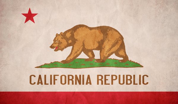 Обои на рабочий стол: california, flag, калифорния, текстура, флаг