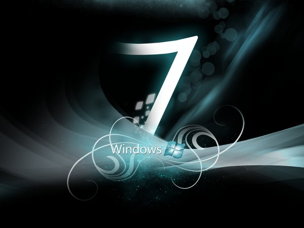 seven, windows, логотип, узоры