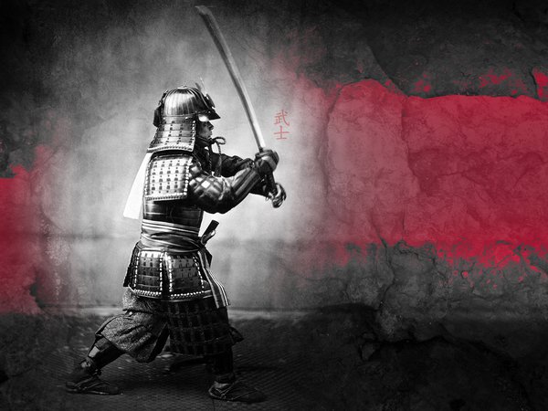 samurai, воин, рыцарь, самурай