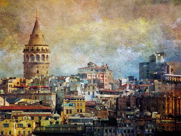 istanbul, город, здания, стиль