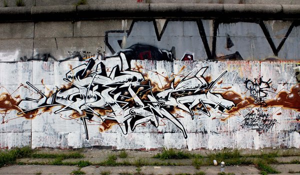 Обои на рабочий стол: graffiti, OTD crew, Q2, wild style, граффити, стена