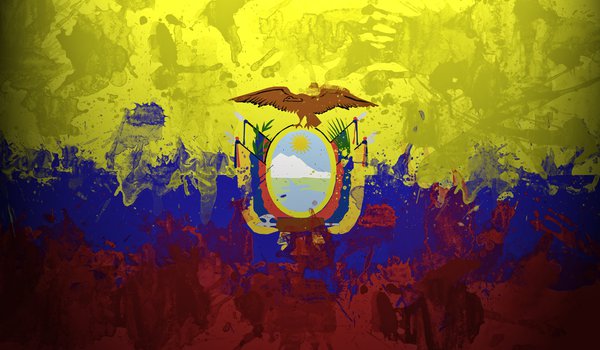 Обои на рабочий стол: flag, Ikwadur Republika, República del Ecuador, краски, Республика Эквадор, флаг, эквадор