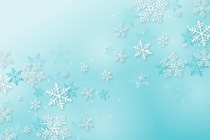 Обои на рабочий стол: background, blue, christmas, snowflakes, winter, снежинки, фон