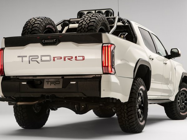 2021, Desert Chase Concept, light background, pickup truck, SUV, toyota, Toyota Tundra TRD Desert Chase Concept, TRD, Tundra