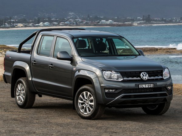 2017, Amarok, Core Plus, Double Cab, Volkswagen, берег, пикап