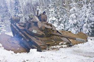 Обои на рабочий стол: зима, снег, ссср, т-62, танк