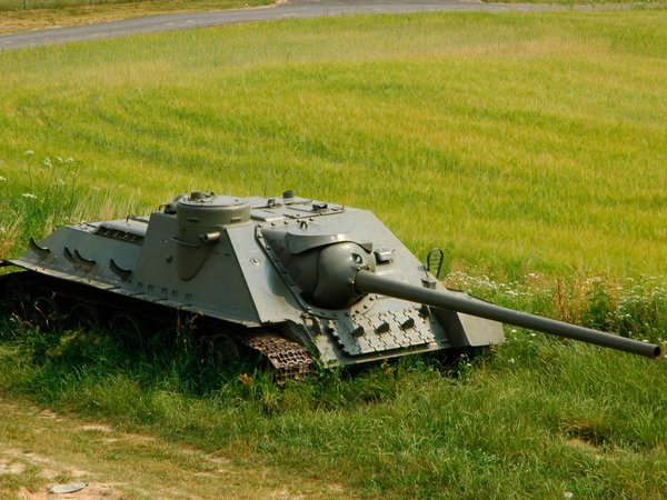 самоходно-артиллерийская установка, сау, советская, СУ-100