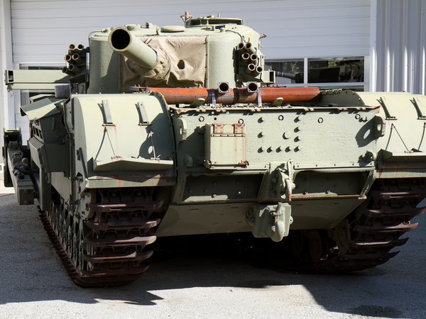 Churchill AVRE, ww2, британский, дульнозарядная мортира, калибра 290 мм, танк, тяжелый