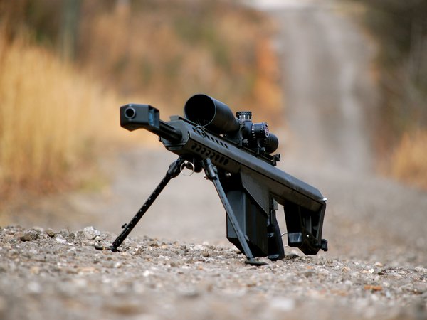 barrett m82, винтовка, гравий, крупнокалиберная, снайперская