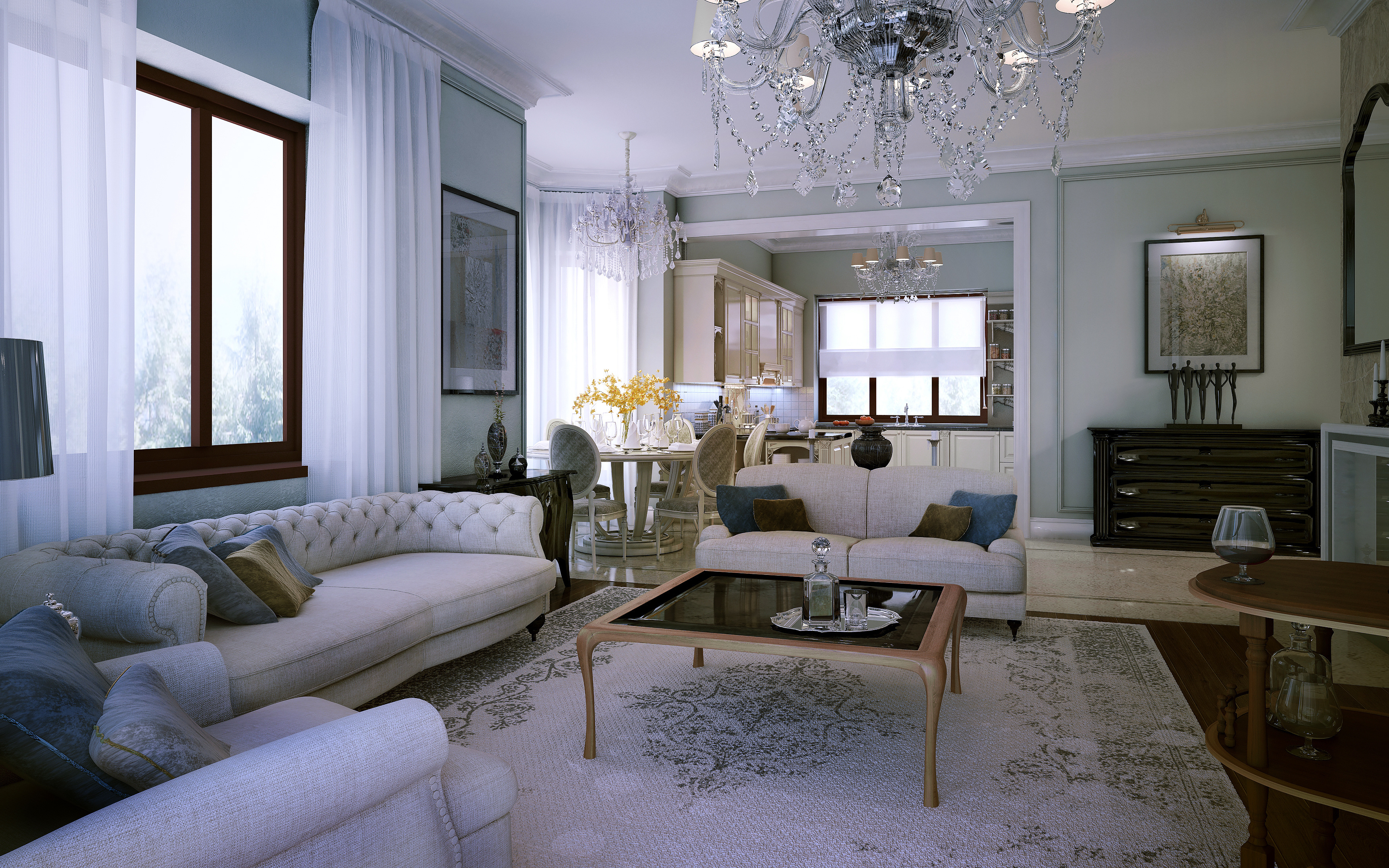 интерьер комната ковер стол дива люстра interior bathroom carpet table diva chandelier бесплатно