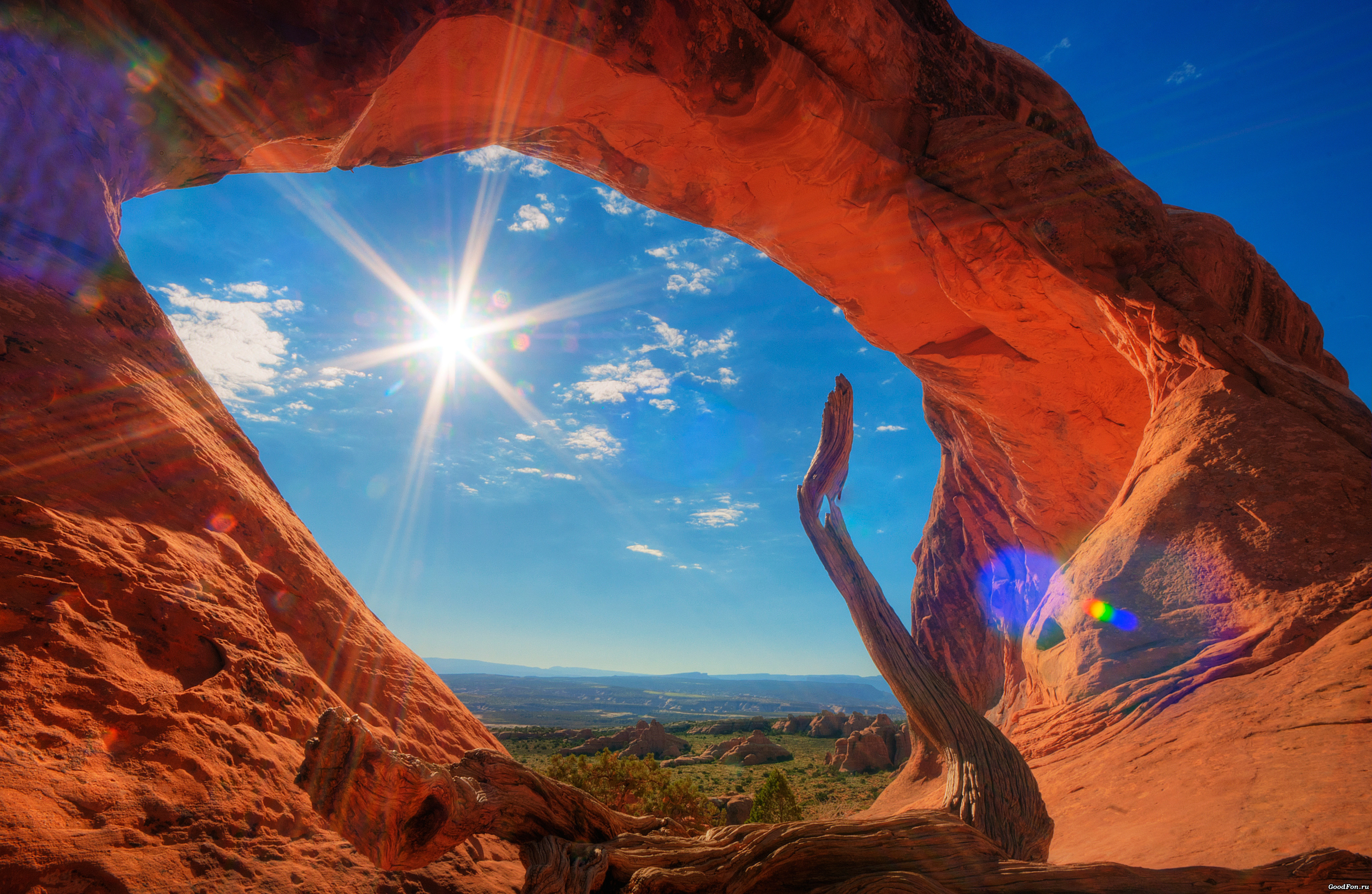 природа скалы Mesa Arch национальный парк США загрузить
